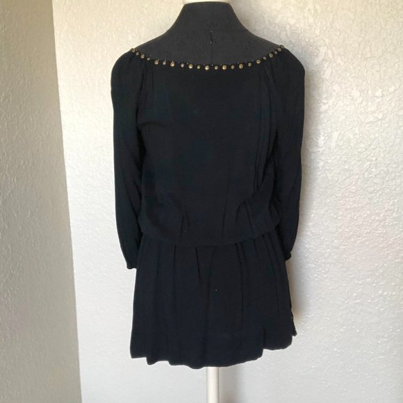 Angie Black, Gold Studded Mini Dress - Picture 2 of 3